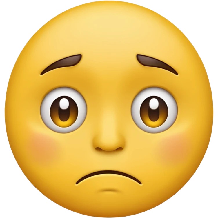 Unhappy face emoji emoji