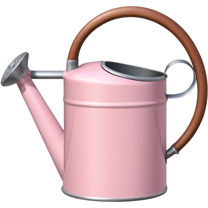 watering can pastel pink  emoji