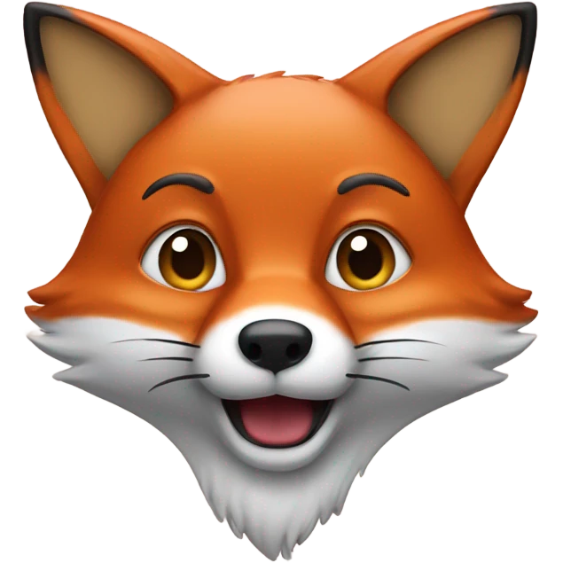 fox with mustache emoji