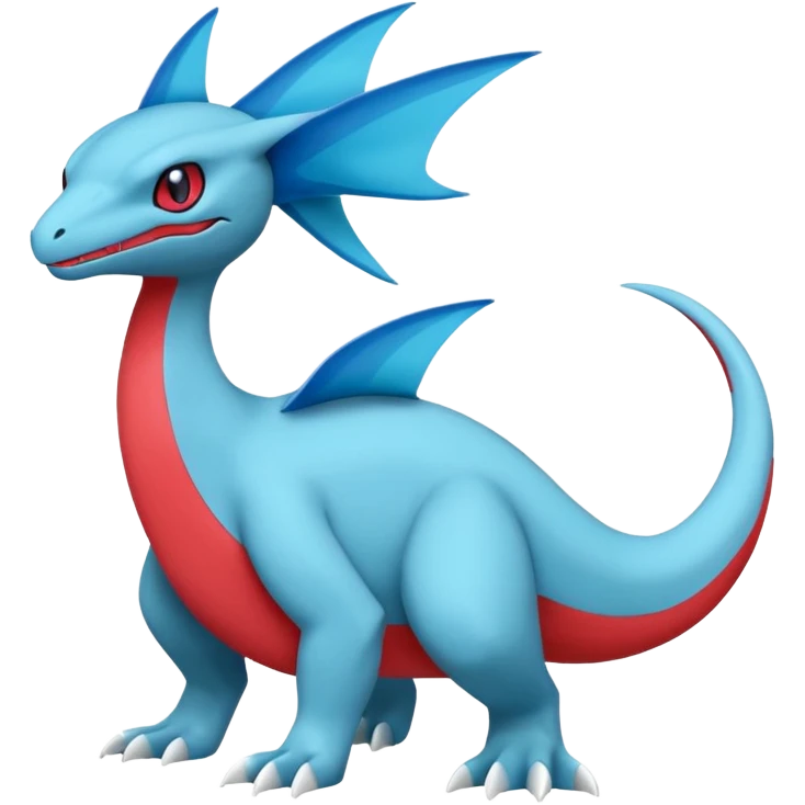 Inteleon-Amaura-Salamence-Pokémon-fusion (full body) emoji
