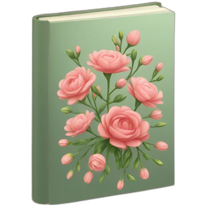 floral book emoji