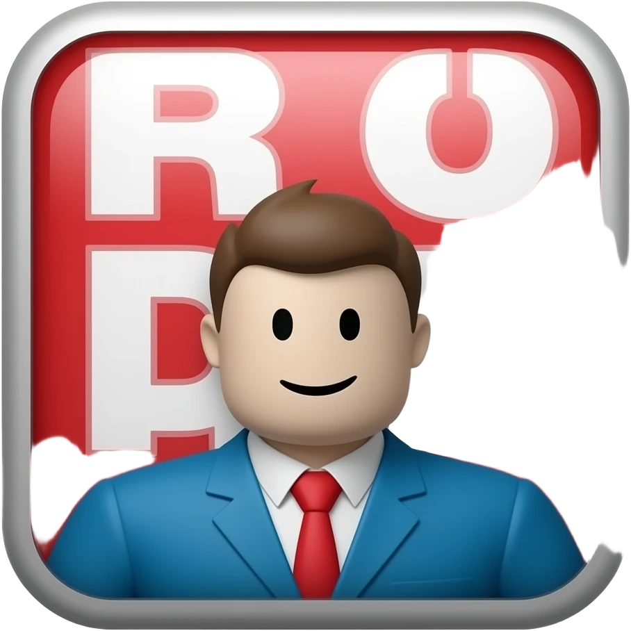 Roblox brand logo emoji