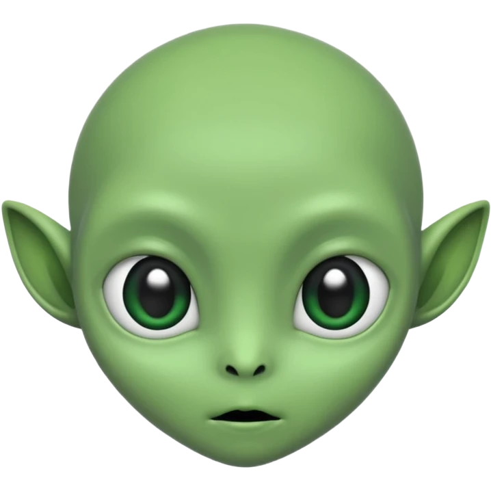 tiny alien head emoji