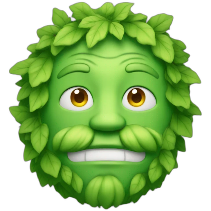 a green man emoji