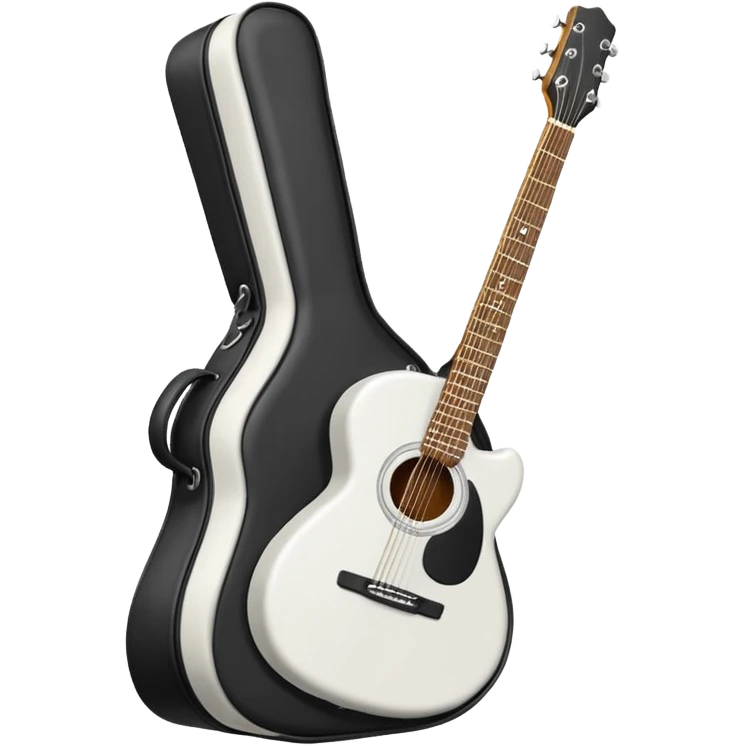 white Guitar Case emoji