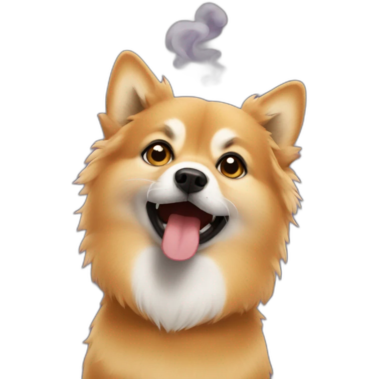 Spitz smokes emoji