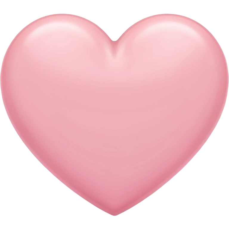 pastel pink heart emoji