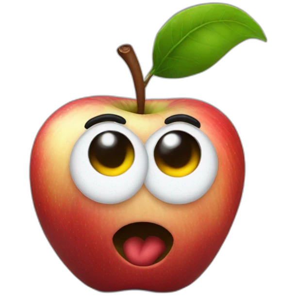 confused jazz apple emoji