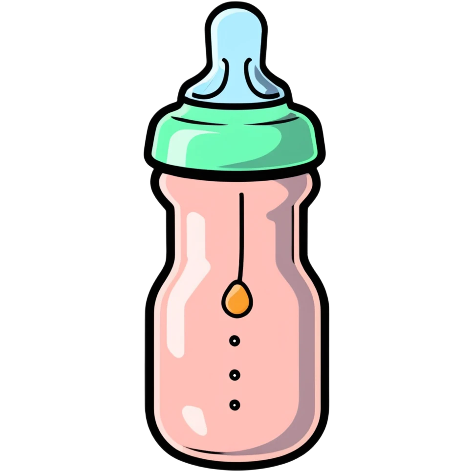 Baby bottle emoji