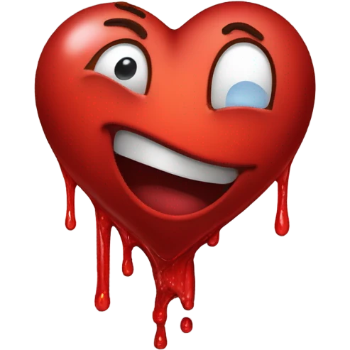 cuore che sgocciola emoji