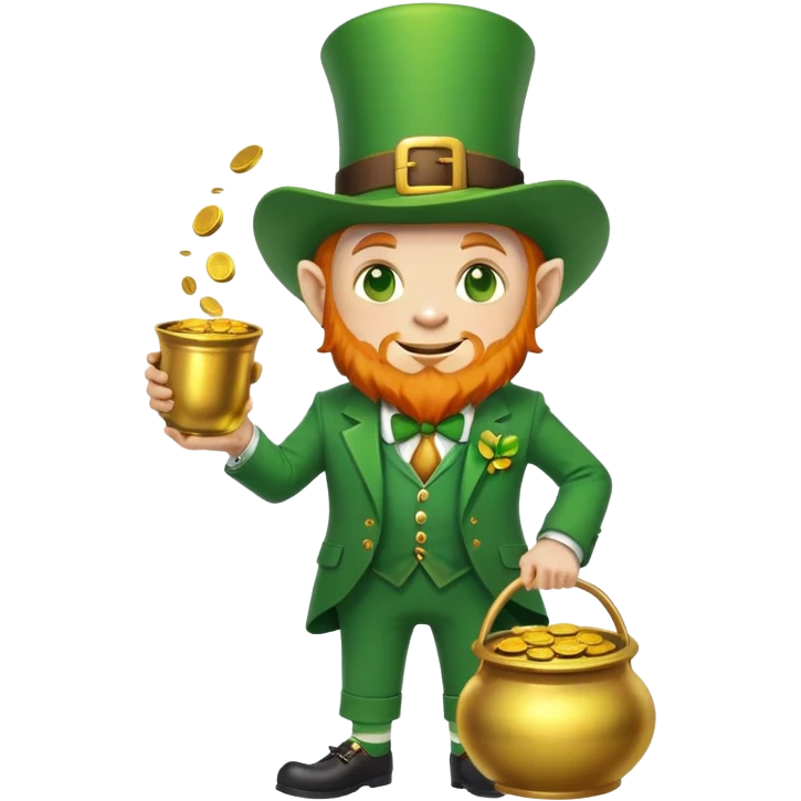 Graffiti leprechaun emoji