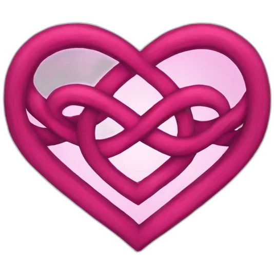 heart as an infinity symbol emoji