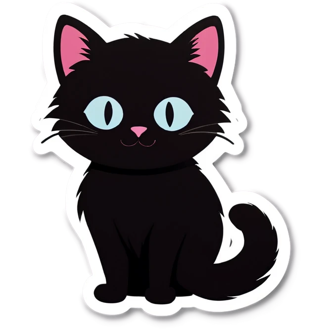 Black cat emoji