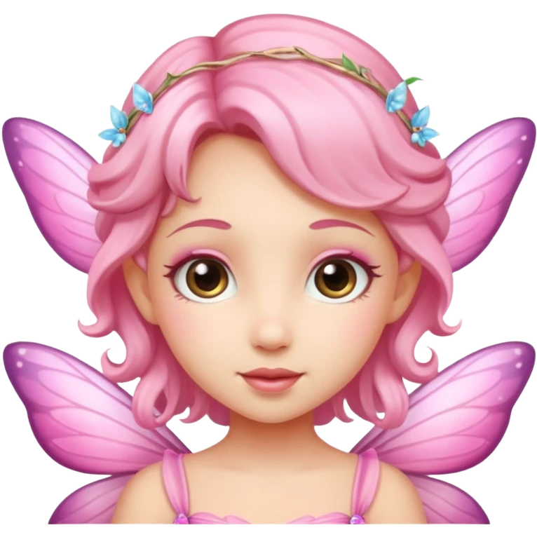 Pink fairy  emoji