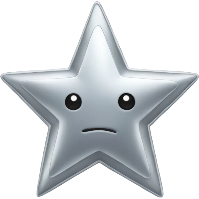silver star  emoji