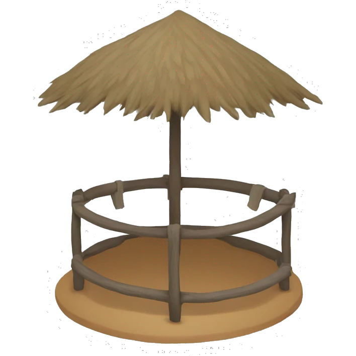Circular Hut emoji
