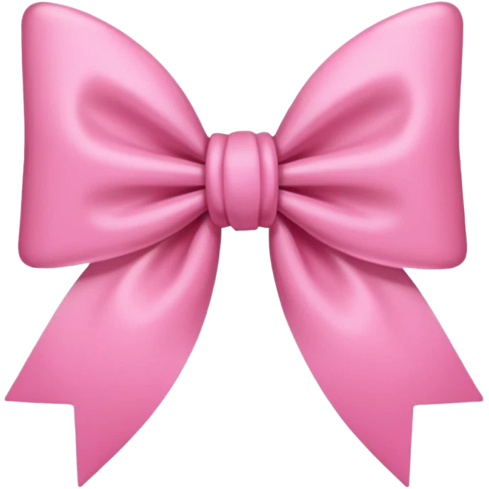 Pink coquette aesthetic bow paler emoji