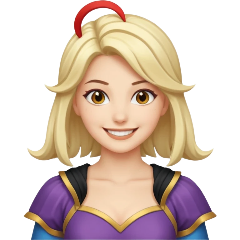 Comic con woman emoji