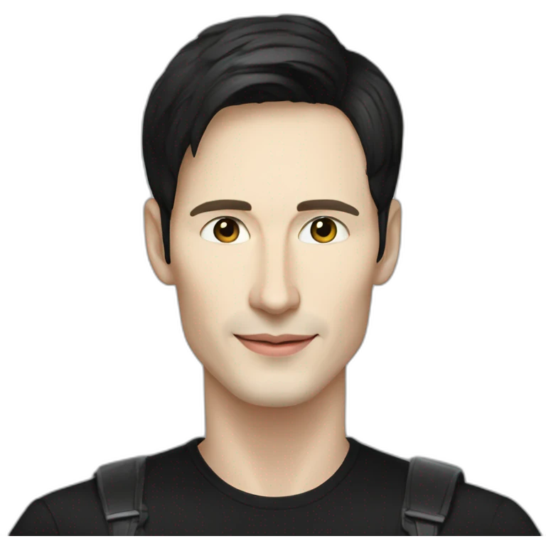 Pavel Durov and python emoji