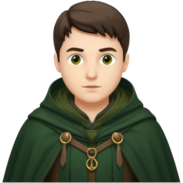 man hunter, simple, clear expression emoji
