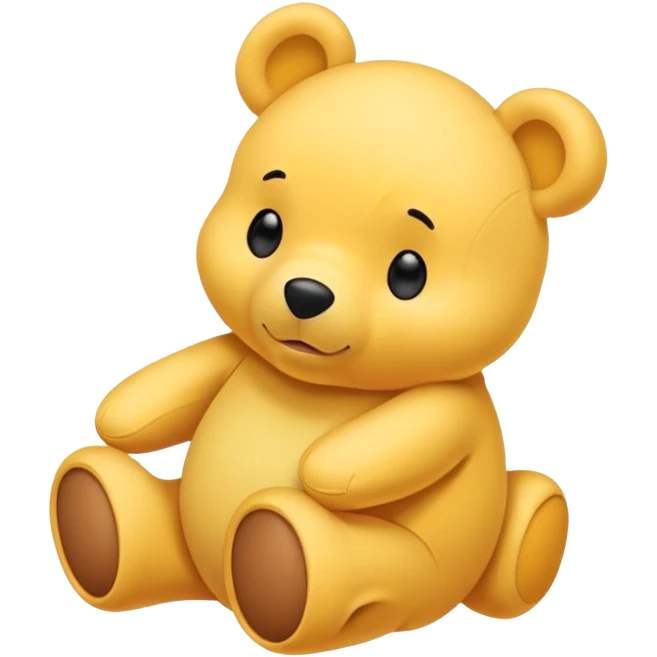 A multi-Pooh with a spot on its side emoji