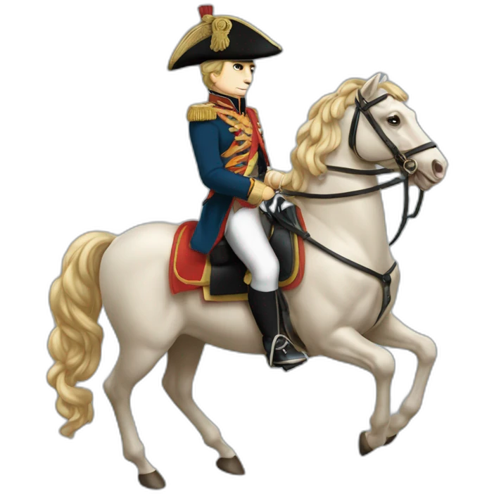 Napoléon sur son cheval emoji