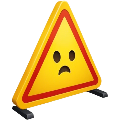 Warning Sign emoji