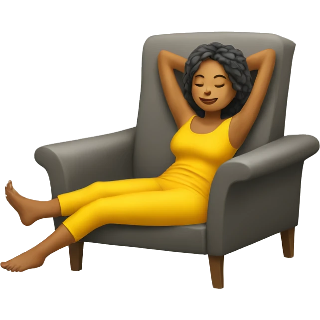 yellow woman relax emoji