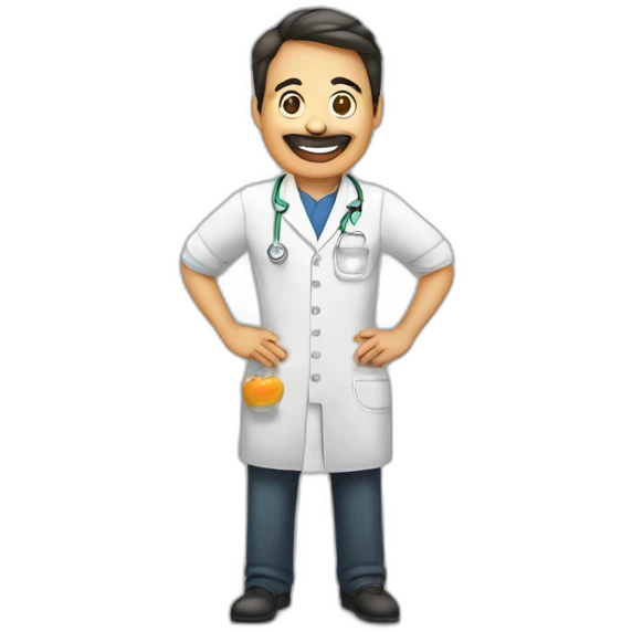 nutricionista preocupado emoji