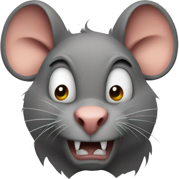 Angry rat  emoji