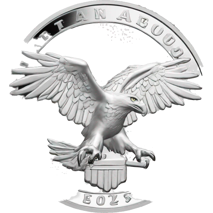 eagle silver coin emoji
