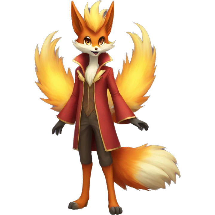  Delphox Full body emoji