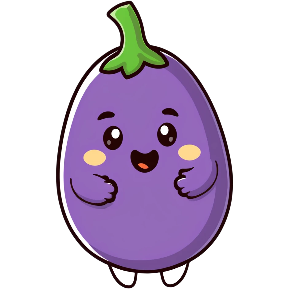 tired face emoji holding eggplant to mouth emoji