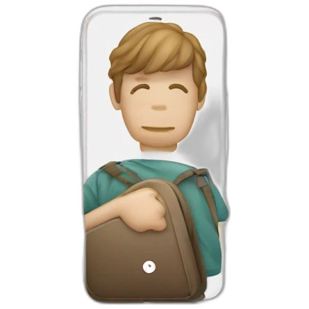 Lo que sientes al encontrar tu celular, tras haberlo dejado en un sitio público emoji