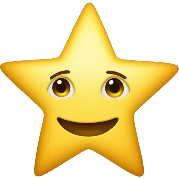 Star in half emoji