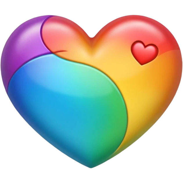 rainbow heart emoji