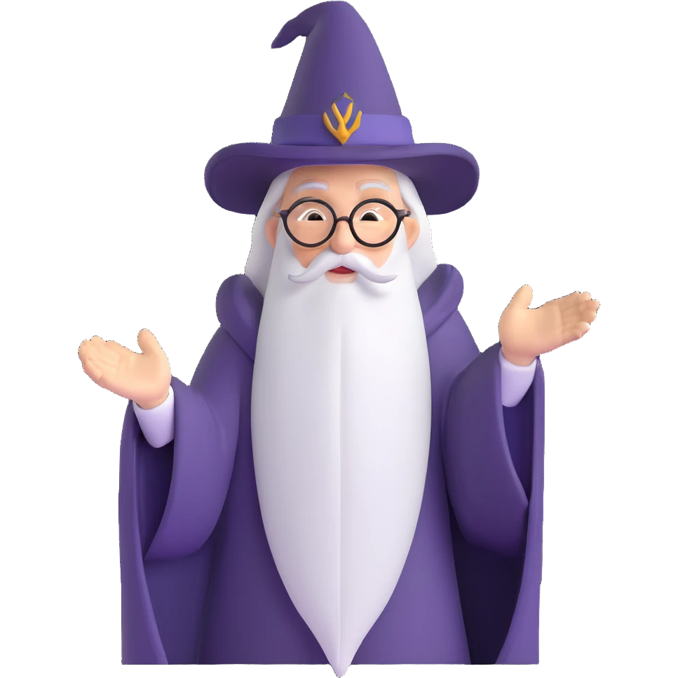 Dumbledore from Harry Potter emoji