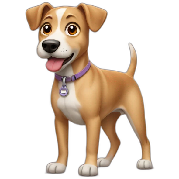 Dog with nipples emoji