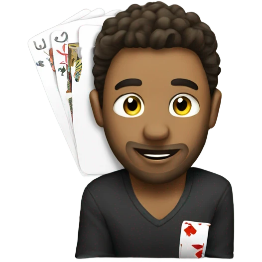 Me play poker emoji