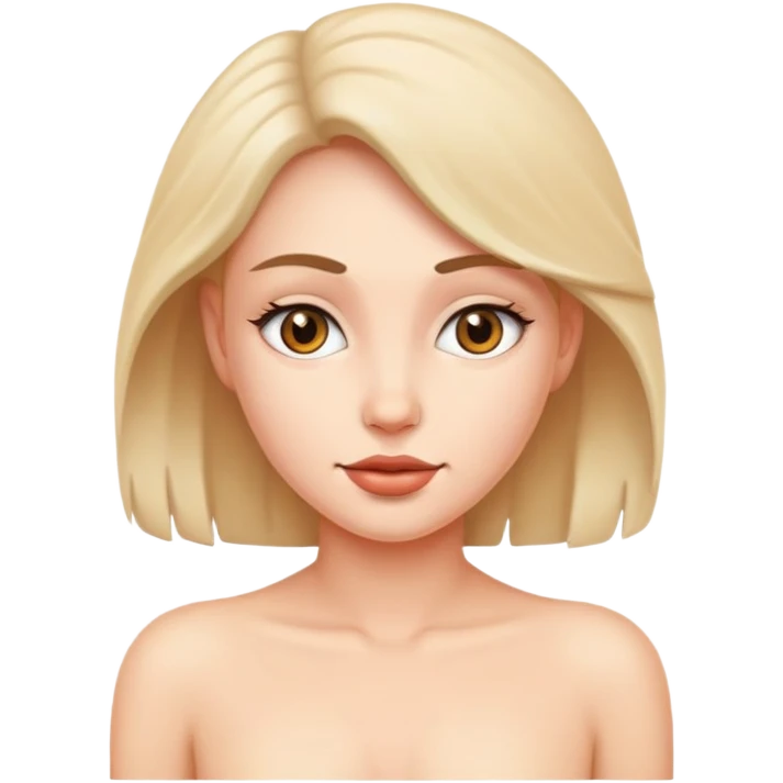 a naked woman emoji