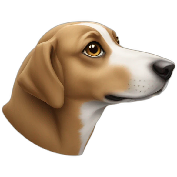 Chien sur tortue emoji
