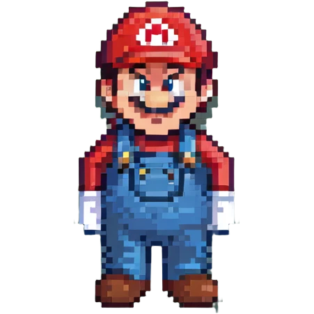 Super Mario character with red hat and overalls emoji