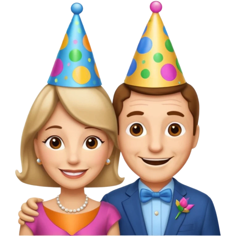 Maak een beeld voor een 50 jarig jubileum  voor "Roos en Patrick" emoji