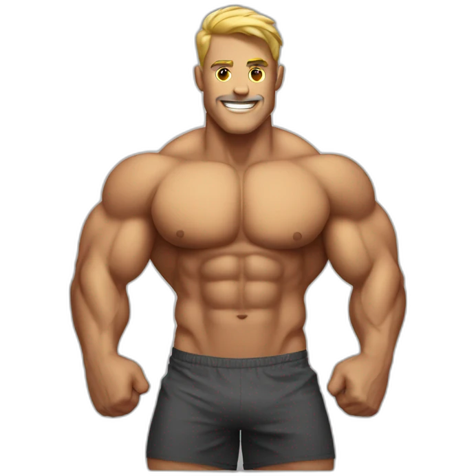 Body builder emoji