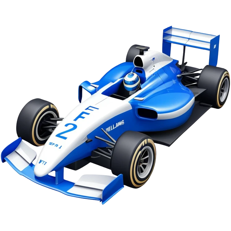 Attlassian Williams F1 Racing car 2025 emoji