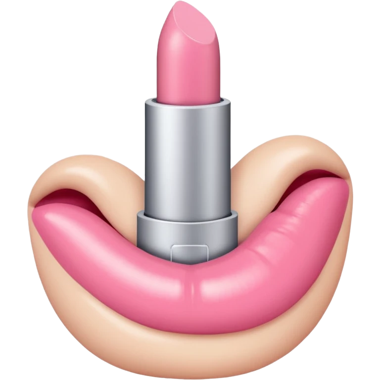 Pastel Pink Lipstick  emoji