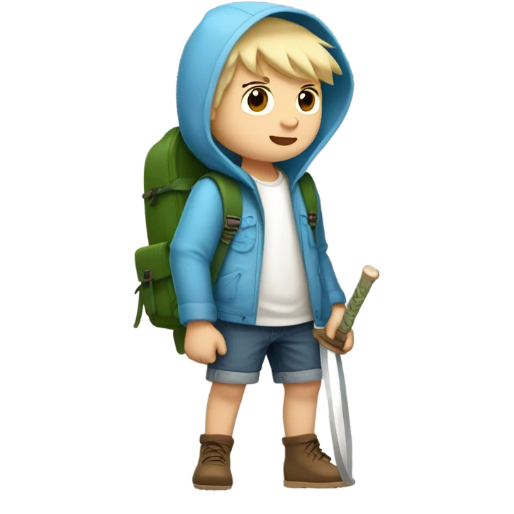 finn the human adventure time emoji