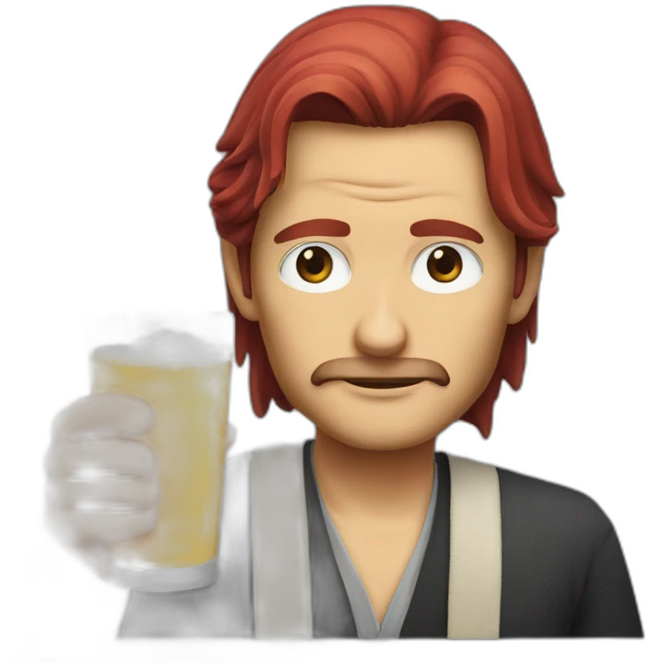 Shanks drink emoji