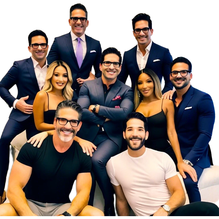 Grant Cardone, Tai Lopez, Josh King Madrid, Alex Hormozi, Iman Gadzhi, Daniel G, Dan Lot, Branden Condy, Patrick Bet-David, Dan Henry, Luke Belmar, Shelby Sapp, Leila Hormozi, Tefi Valenzuela, business, influencers, friends, rich millionaire success lifestyle, private jet , supercars, success, sales, money, mentor, keynote speaker emoji