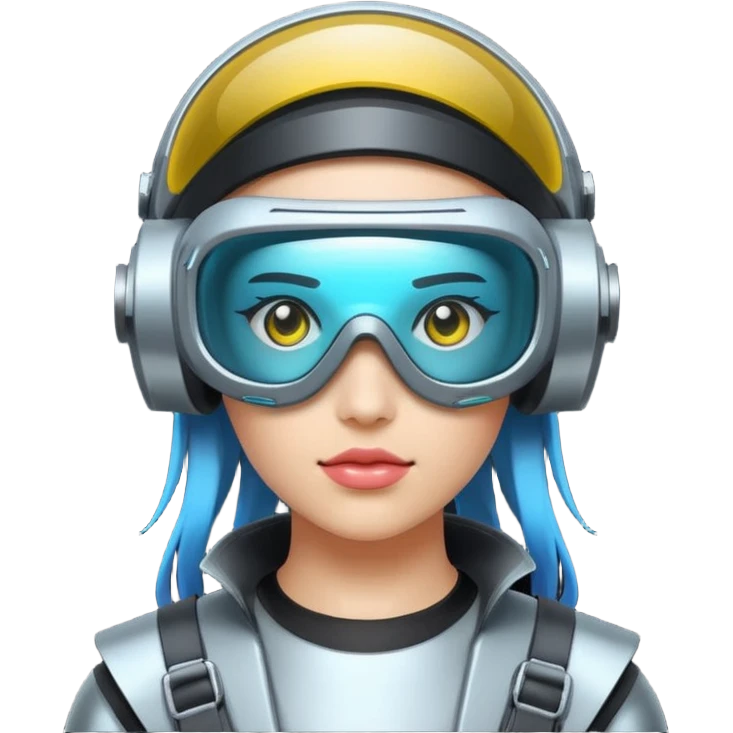 cyberpunk visor goggles  emoji
